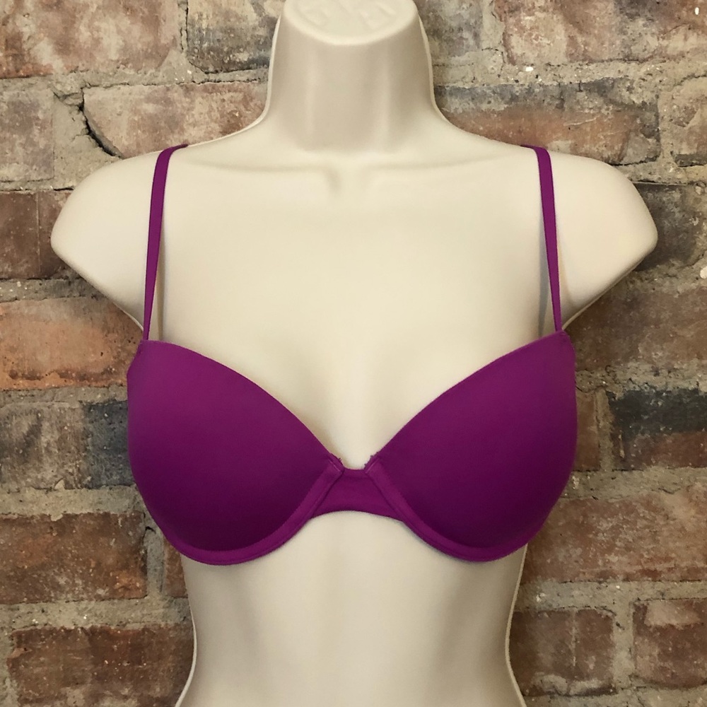 PINK purple padded bra